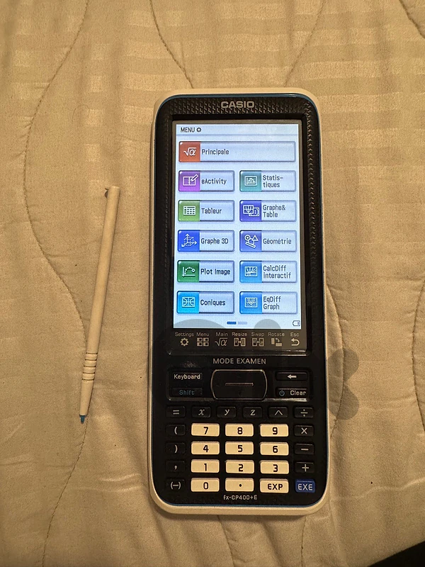 Casio Classpad II fx-CP400+E (Mode Examen)