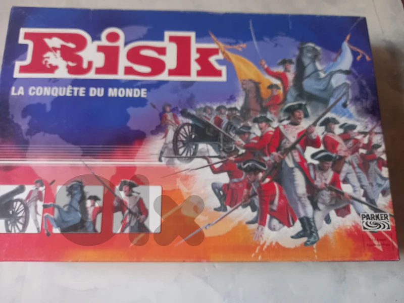 Risk original board game by Parker french
