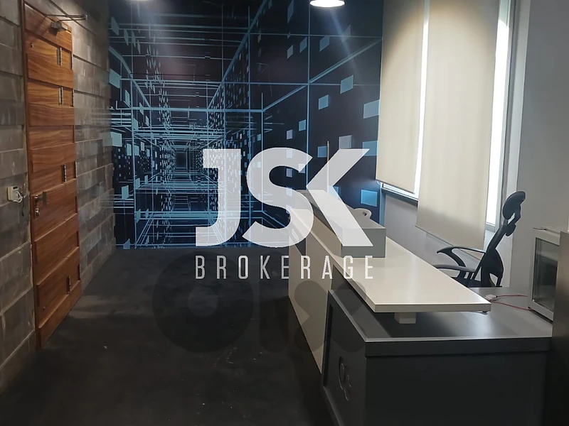 L22490 Grand & Furnished Office For Rent in Dbayeh