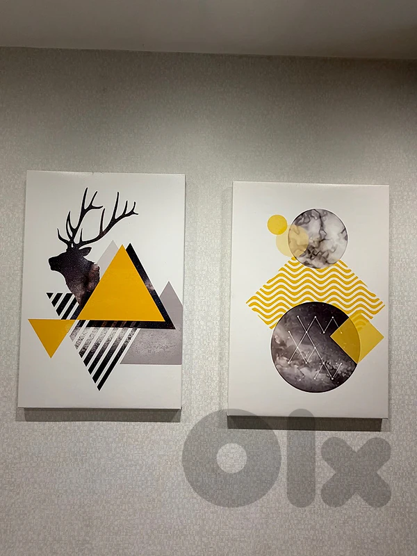 machine printed frame
