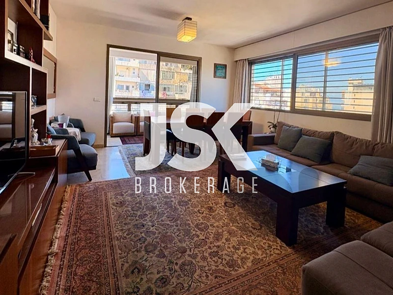 L22494 Apartment with Open View For Sale in Achrafieh, Near Saydeh