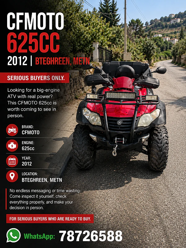 CFMOTO 625CC | 2012 | AKKAR