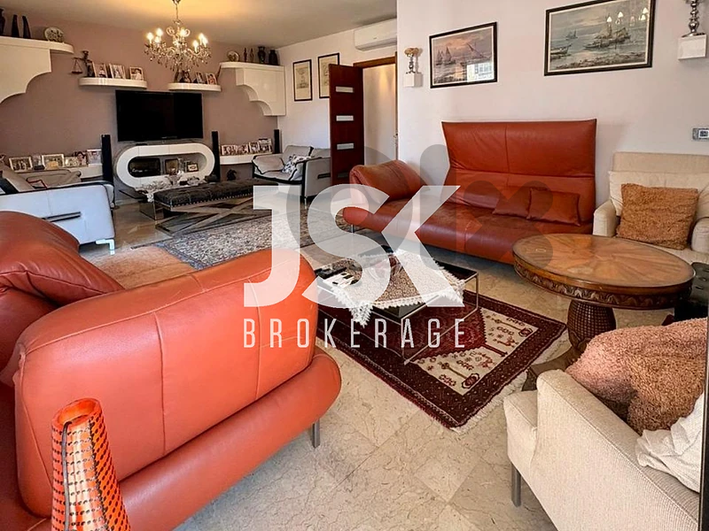 L22495 Apartment with Open View in a Calm Street For Sale in Achrafieh