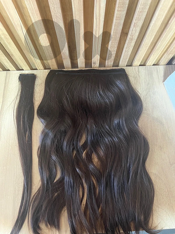 Virgin hair extensions