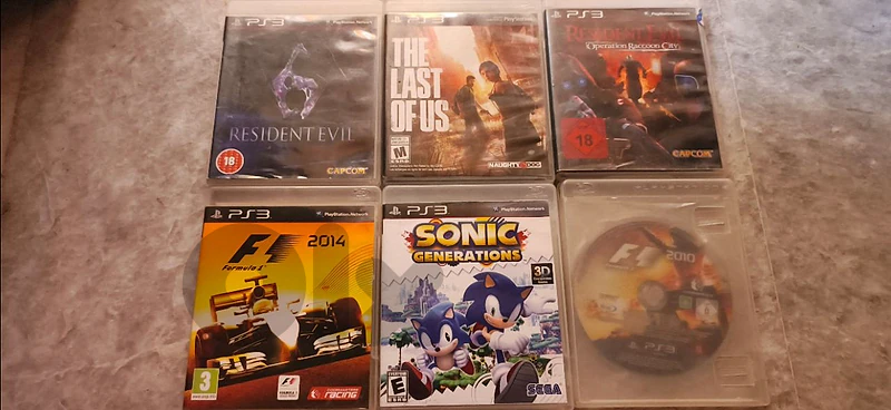 Original PS3 CDs for Sale (Clean with Manuals) / ألعاب بلايستيشن 3