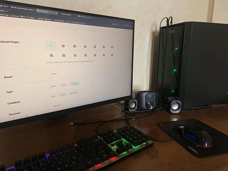 Gaming Rig and Monitor for Sale