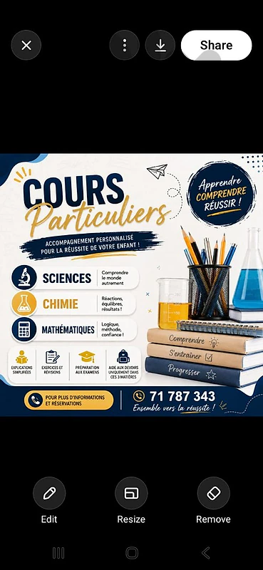 Chimie/ Biologie/Science/Français