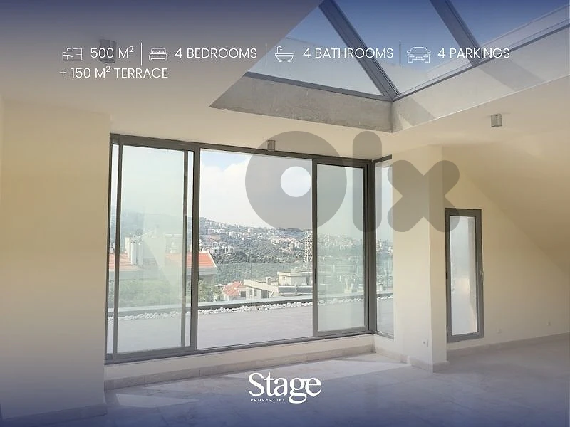 Luxury 500 SQM Duplex with 150 SQM Terrace & Sea and Mountain Views in