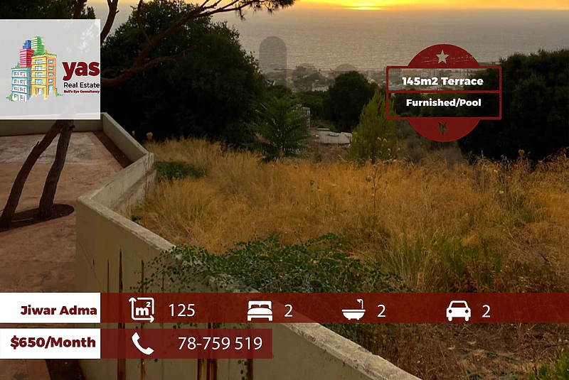 Jiwar Adma 125m2 | 145m2 Terrace | Furnished | Pool | IV