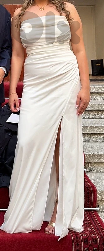 white dress