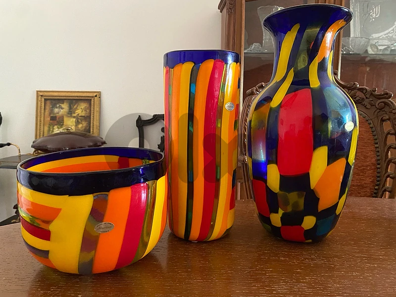 Authentic Puno Vetro Murano Handcrafted Glass Collection - Italy