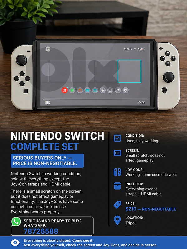 NINTENDO SWITCH | COMPLETE SET | $210