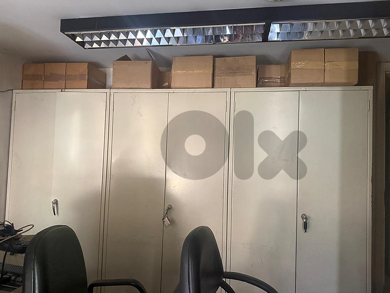 Set of 3 Commercial Heavy-Duty Metal Office Storage Cabinets