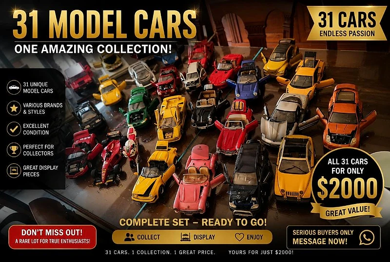 Diecast collectible cars scale 1  18