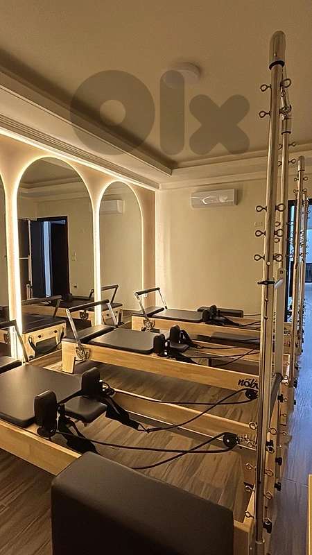 Professional Studio Pilates Reformer with Tower & Mat Converter Insert