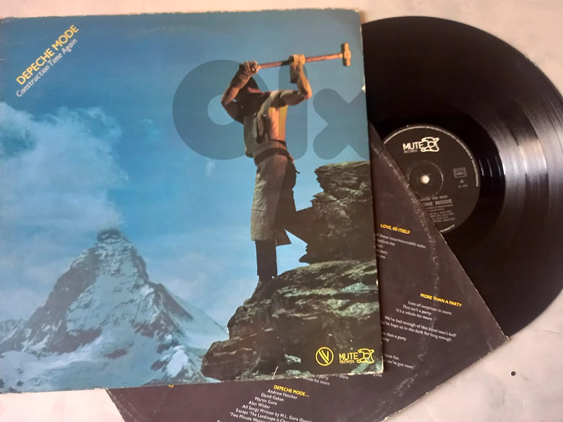 Depeche Mode –Construction Time Again vinyl album Depeche Mode –Construction Time Again vinyl album