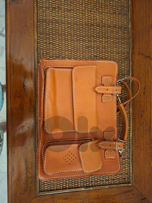 real leather bag