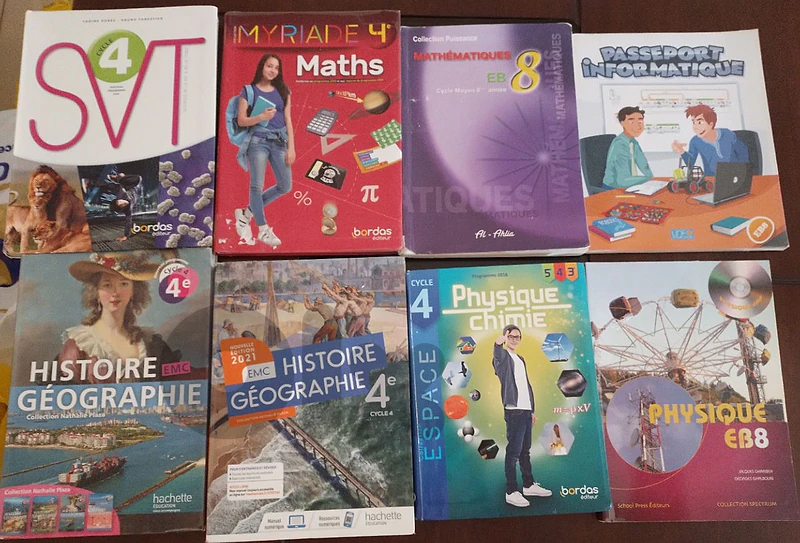 Used School Books for Sale – Good Condition –
