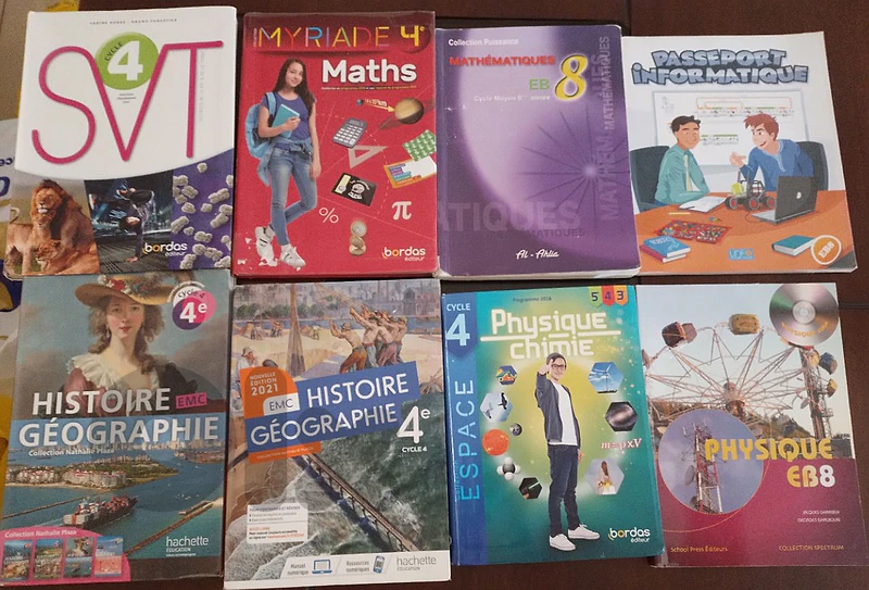 Used School Books for Sale – Good Condition –