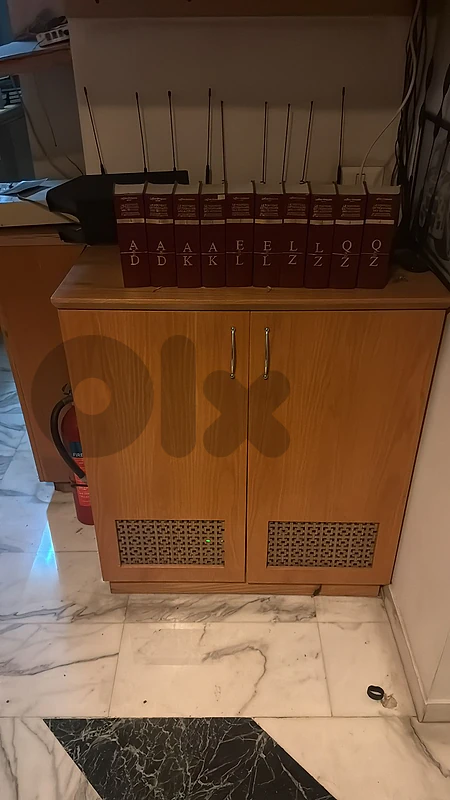 Vintage Leather-Bound French Encyclopedia Set (10 Volumes)