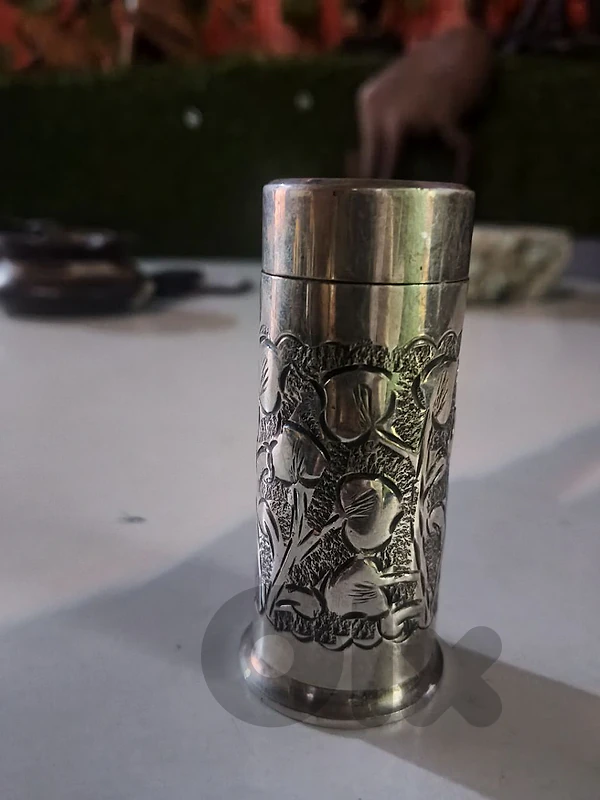 بيت ولاعة مزخرف silver art