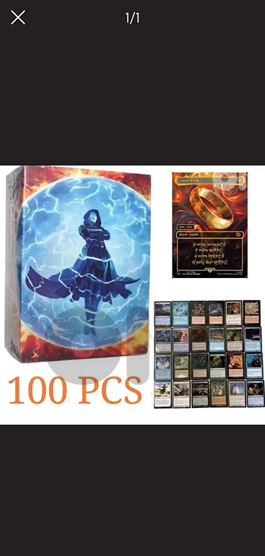 Magic the Gathering card game collection Box of 100 cards Non Repeat