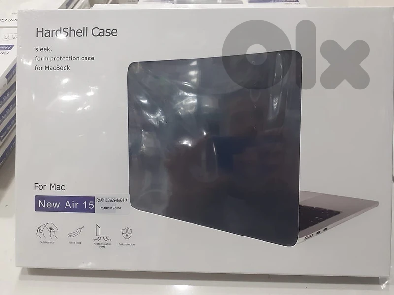 hardshell case macbook air 15 inch black