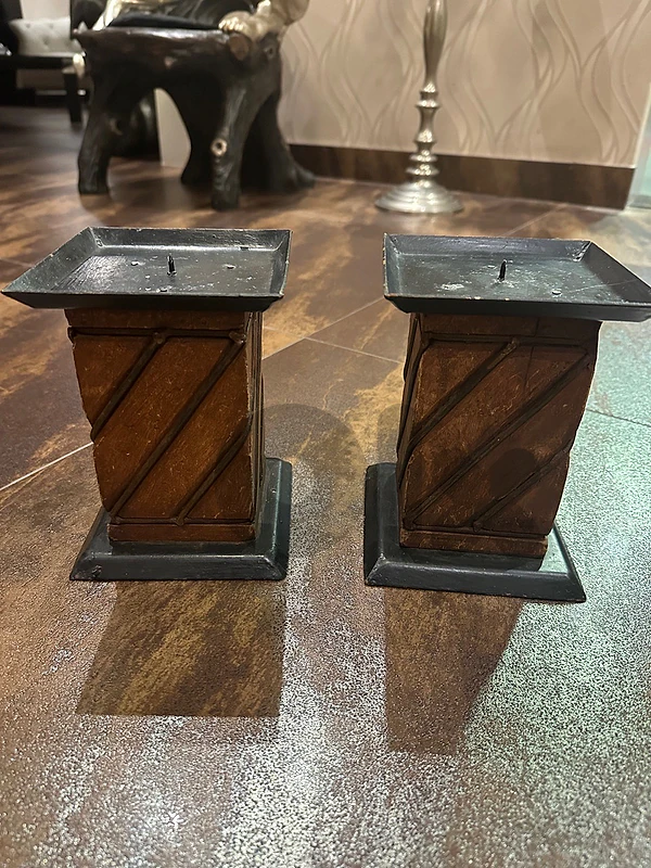 metal candleholders