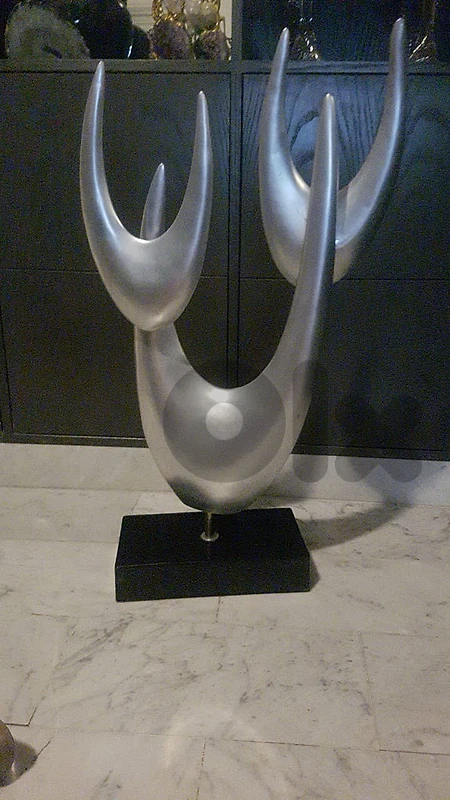 wooden silver decoration