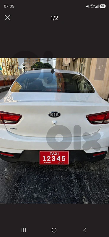 car and taxi plate for rent weekly price