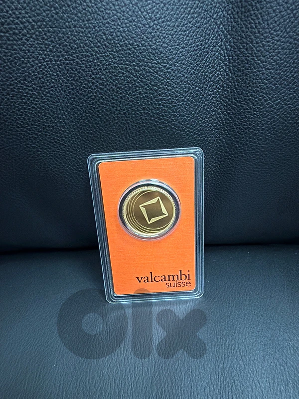 Gold Suisse Round Valcambi Ounse Rare Piece 20 Gr