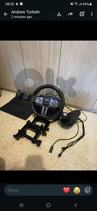 steering wheel PXN V9 Gen 2  عجلة القيادة