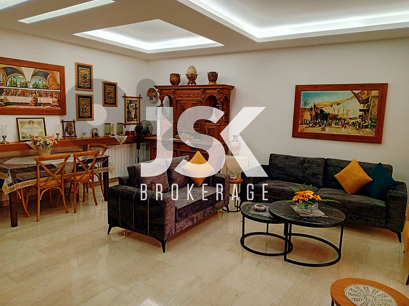 L22500 Decorated Furnished Apartment With Terrace For Sale in Hboub