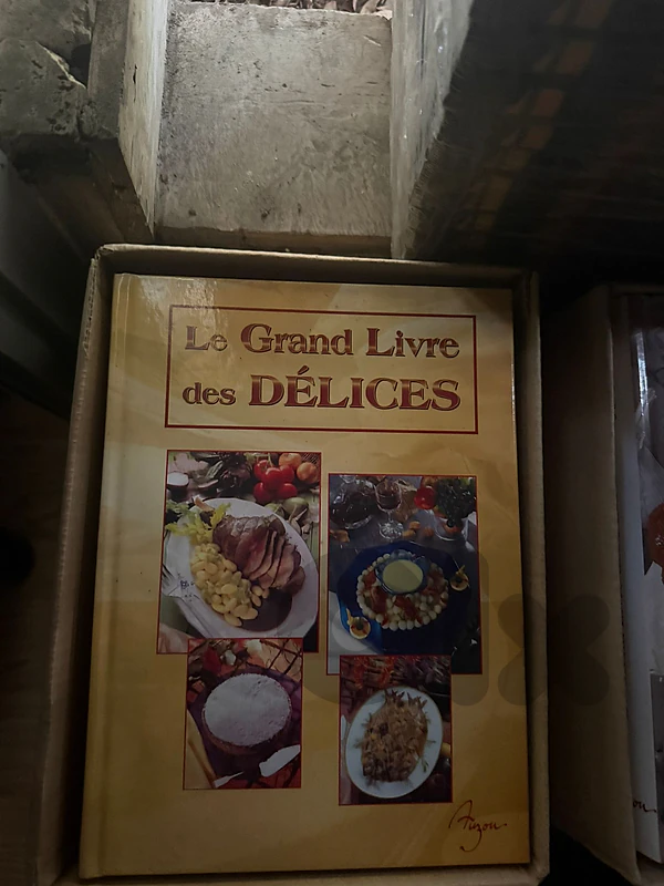 "Le Grand Livre des Délices" French Culinary Hardcover Book (Éditions