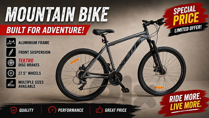 Reid MTB PRO 27.5" Available sizes M, L & XL