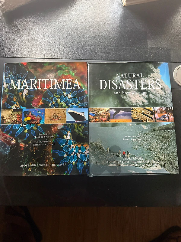 Illustrated Science & Nature Hardcover 2-Book Lot (Maritimea & Natural