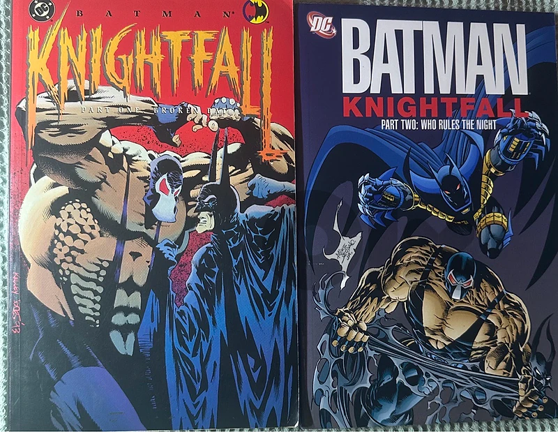 Dc Batman comic books knightfall part 1-2