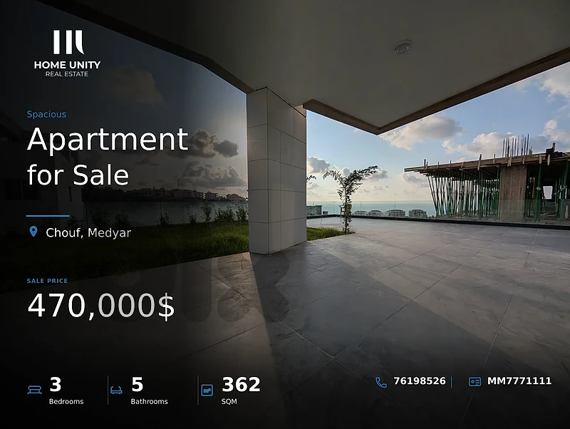 Ready to move in , 3-bedrooms Apartment for Sale , located in Medyar