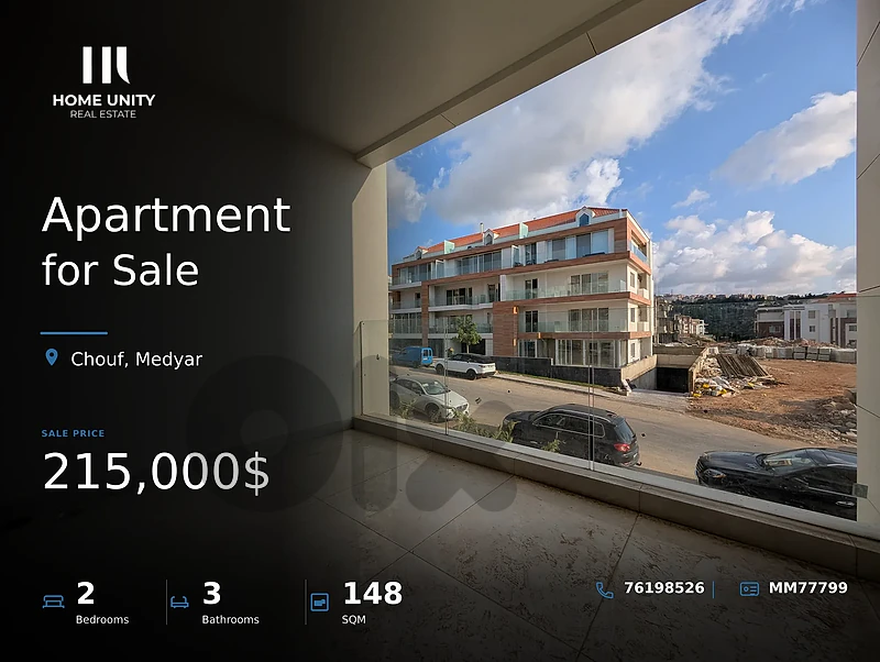 Ready to move in , 2-bedrooms Apartment for Sale , located in Medyar