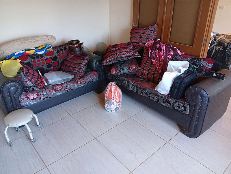 2 sofas and a couch