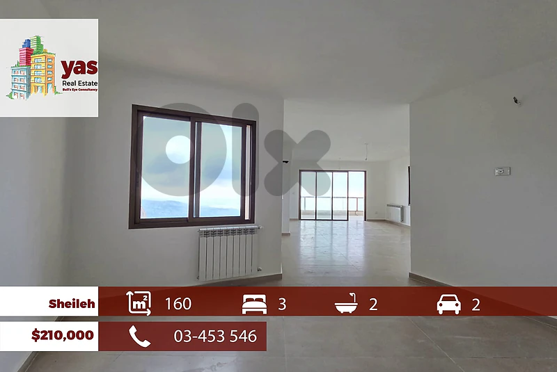 Sheileh 160m2 | New Flat | Calm Area | Panoramic View | Catch | TO