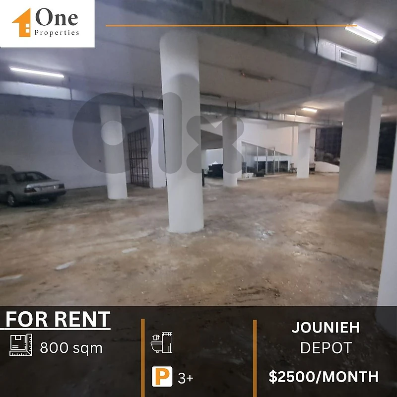 WAREHOUSE FOR RENT IN JOUNIEH