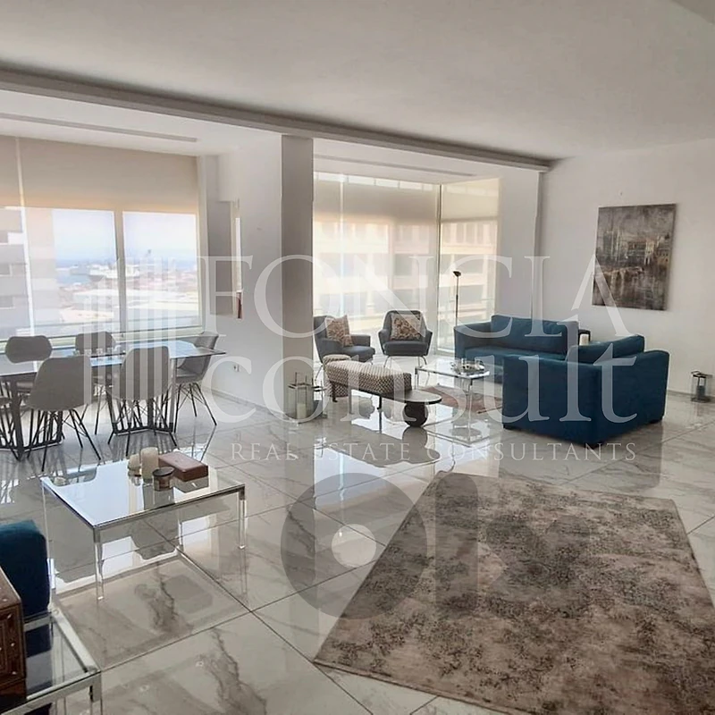 Bright furnished apt with sea view/for rent
