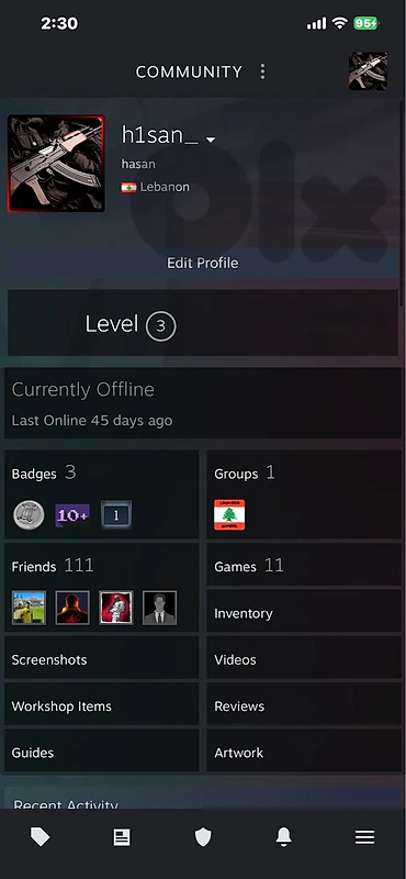 steam acc for sale