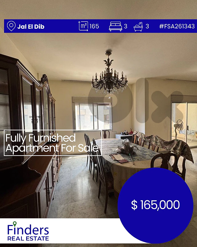 Apartment for sale in Jal El Dib! شقة للبيع في جل الديب!
