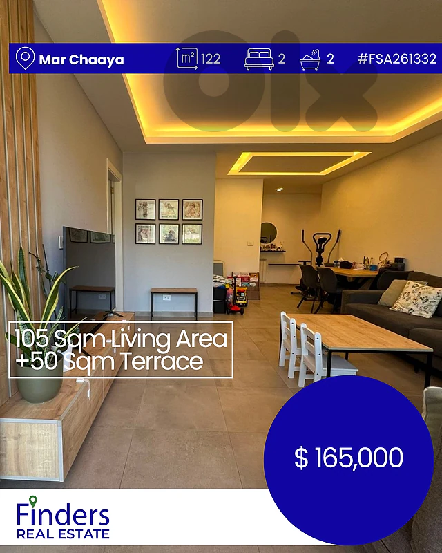 Apartment for sale in Mar chaaya! شقة للبيع في "مارشيه"!
