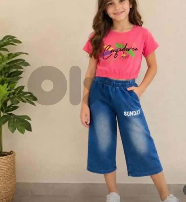 pink top and denim