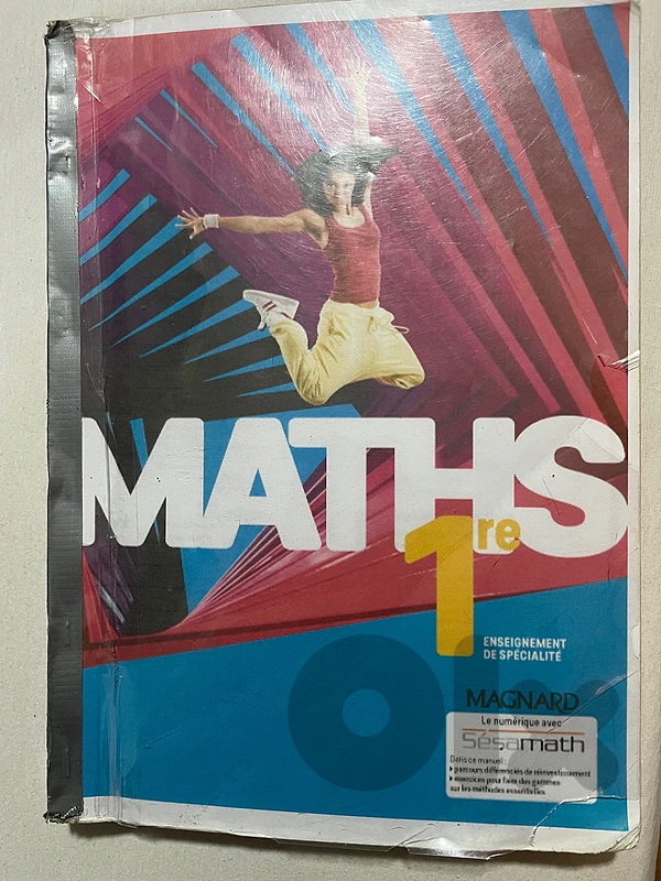 maths 1ere enseignement de specialite Magnard