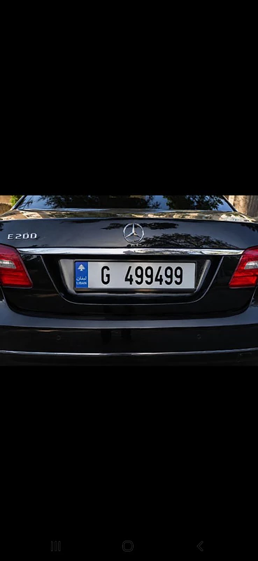 car plate number G 499499