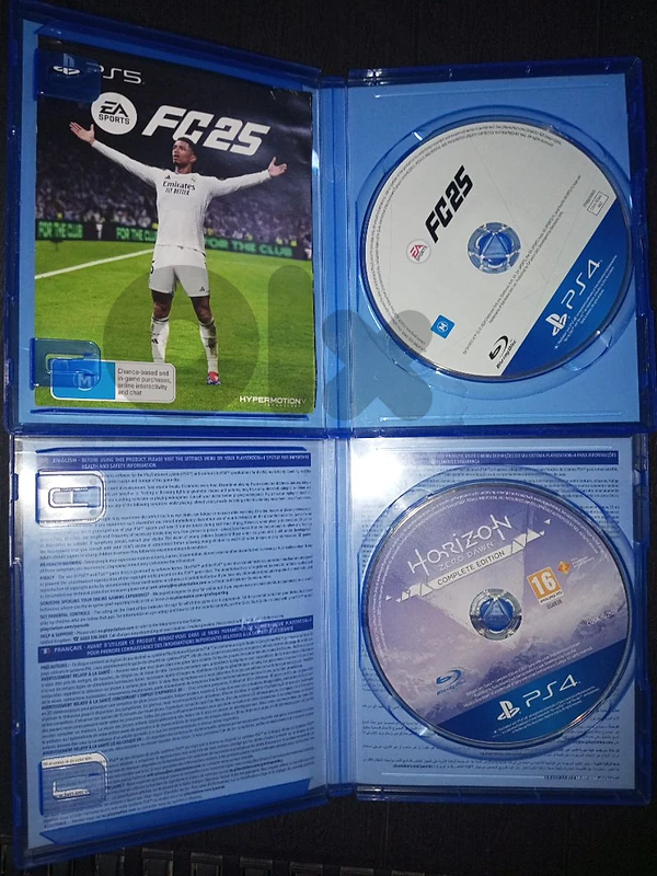 fc25 and horizon zero down complete edition excellent condition